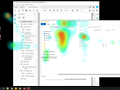 SentiGaze generated heatmap for a desktop