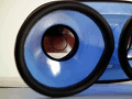 Iritech IriMagic 1000BK dual iris camera, closeup view